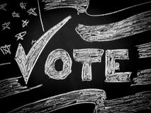 Voto nell'elezione americana fotografia stock Voto nell'elezione americana fotografia stock
