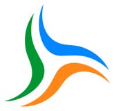 Votre emblème de société commerciale Logo de remous illustration stock Votre emblème de société commerciale Logo de remous illustration stock