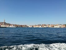 Voyage de bateau près de Rovinj image stock Voyage de bateau près de Rovinj image stock