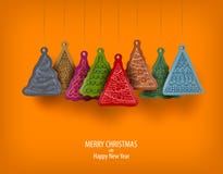 Vrolijke Kerstmis en Gelukkig Nieuwjaar stock illustratie Vrolijke Kerstmis en Gelukkig Nieuwjaar stock illustratie