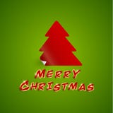 Vrolijke Kerstmis met stickerstijl royalty-vrije illustratie Vrolijke Kerstmis met stickerstijl royalty-vrije illustratie