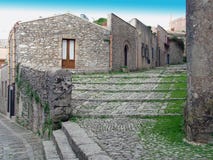Vue d'Erice photo stock Vue d'Erice photo stock