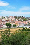 Vue de la ville et du château, Silves, Portugal Images libres de droits Vue de la ville et du château, Silves, Portugal Images libres de droits