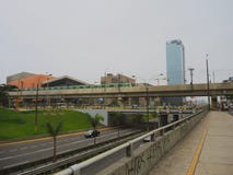 Vue de métro, Lima photographie stock Vue de métro, Lima photographie stock