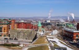 vue de Québec images libres de droits vue de Québec images libres de droits