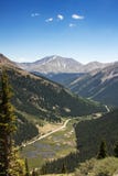 Vue est de placé sur passage de l'indépendance, le Colorado Photos libres de droits Vue est de placé sur passage de l'indépendance, le Colorado Photos libres de droits