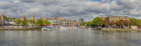 Vue panoramique de Bristol Docks photo libre de droits Vue panoramique de Bristol Docks photo libre de droits