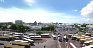 Vue panoramique de gare routière de Port Louis Images stock Vue panoramique de gare routière de Port Louis Images stock