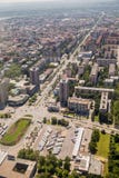 Vue panoramique de Novi Sad, Voïvodine, Serbie photographie stock libre de droits Vue panoramique de Novi Sad, Voïvodine, Serbie photographie stock libre de droits