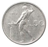 Vulcan pozycja przy kowadłem zdjęcia stock Vulcan pozycja przy kowadłem zdjęcia stock