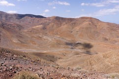 Vulkanische Ödländer von Fuerteventura stockbild Vulkanische Ödländer von Fuerteventura stockbild