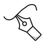 Vulpenpictogram vector illustratie Vulpenpictogram vector illustratie