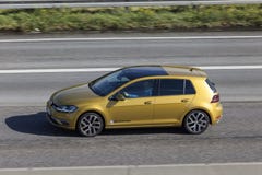VW Golf on the highway stock photography VW Golf on the highway stock photography