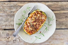 välfylld zucchini arkivfoton välfylld zucchini arkivfoton