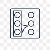 Välj all vektorsymbol som isoleras på genomskinlig bakgrund, linea vektor illustrationer Välj all vektorsymbol som isoleras på genomskinlig bakgrund, linea vektor illustrationer
