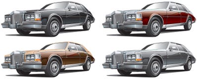 Véhicule luxueux de cru illustration de vecteur Véhicule luxueux de cru illustration de vecteur