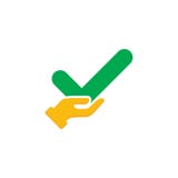 Vérifiez le soin Logo Icon Design illustration de vecteur Vérifiez le soin Logo Icon Design illustration de vecteur