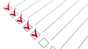 Vérifiez toutes les boîtes de liste de contrôle vérifiant a pour faire l'animation de liste illustration libre de droits Vérifiez toutes les boîtes de liste de contrôle vérifiant a pour faire l'animation de liste illustration libre de droits