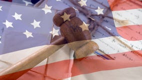 Vídeo de la bandera americana Vídeo de la bandera americana