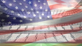 Vídeo de la bandera americana Vídeo de la bandera americana