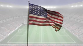 Vídeo de la bandera americana Vídeo de la bandera americana