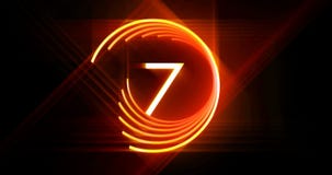 Vídeo gerado Digitas do temporizador da contagem regressiva ilustração royalty free Vídeo gerado Digitas do temporizador da contagem regressiva ilustração royalty free
