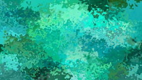 Vídeo inconsútil manchado animado del lazo del fondo - efecto de la acuarela - color del verde esmeralda, del cobalto, del trullo Vídeo inconsútil manchado animado del lazo del fondo - efecto de la acuarela - color del verde esmeralda, del cobalto, del trullo
