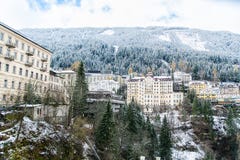 W Zły Gastein starzy Budynki fotografia stock W Zły Gastein starzy Budynki fotografia stock