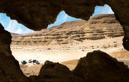 Wadi Degla Protectorate i Kairo Egypten royaltyfria bilder Wadi Degla Protectorate i Kairo Egypten royaltyfria bilder