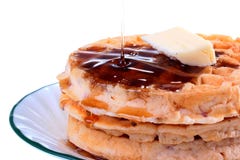 Waffle And Honey Stock Image Waffle And Honey Stock Image