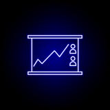 Wahllinie Diagrammikone in der Neonart Zeichen und Symbole k?nnen f?r Netz, Logo, mobiler App, UI, UX verwendet werden vektor abbildung Wahllinie Diagrammikone in der Neonart Zeichen und Symbole k?nnen f?r Netz, Logo, mobiler App, UI, UX verwendet werden vektor abbildung
