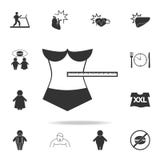 waist width measurement icon. Detailed set of obesity icons. Premium graphic design. One of the collection icons for websites, we Stock Image waist width measurement icon. Detailed set of obesity icons. Premium graphic design. One of the collection icons for websites, we Stock Image