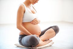 Waiting for a baby. royalty free stock image Waiting for a baby. royalty free stock image