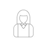 waitress avatar outline icon. Element of popular avatars icon. Premium quality graphic design. Signs, symbols collection icon for stock illustration waitress avatar outline icon. Element of popular avatars icon. Premium quality graphic design. Signs, symbols collection icon for stock illustration