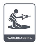 wakeboarding icon in trendy design style. wakeboarding icon isolated on white background. wakeboarding vector icon simple and vector illustration wakeboarding icon in trendy design style. wakeboarding icon isolated on white background. wakeboarding vector icon simple and vector illustration