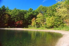 Walden Pond in Concord, Massachusetts, USA. royalty free stock image Walden Pond in Concord, Massachusetts, USA. royalty free stock image