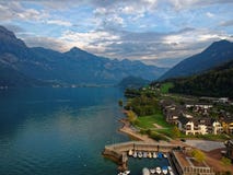 Walensee на Швейцарии стоковое изображение Walensee на Швейцарии стоковое изображение