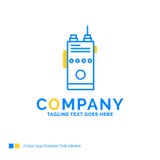 walkie, talkie, communication, radio, camping Blue Yellow Busine stock illustration walkie, talkie, communication, radio, camping Blue Yellow Busine stock illustration