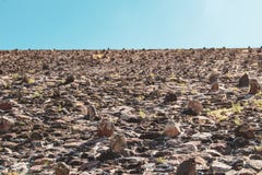 Wall of pyramid of sun in Teotihuacan, Mexico City stock image Wall of pyramid of sun in Teotihuacan, Mexico City stock image