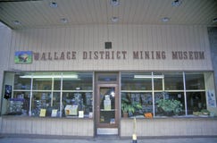 Wallace Gromadzki Górniczy muzeum, Wallace, Idaho zdjęcie stock Wallace Gromadzki Górniczy muzeum, Wallace, Idaho zdjęcie stock