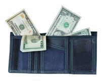 Wallet with Lots of Money Stock Photos Wallet with Lots of Money Stock Photos