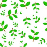 Wallpaper with leave. Vector seamless pattern. Seamless color vector illustration with decorative leave. royalty free illustration Wallpaper with leave. Vector seamless pattern. Seamless color vector illustration with decorative leave. royalty free illustration