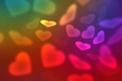 Wallpaper to Valentine's Day with rainbow colors hearts royalty free illustration Wallpaper to Valentine's Day with rainbow colors hearts royalty free illustration