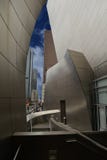Walt Disney Concert Hall and view of Los Angeles, USA