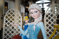 Walt Disney tecken Elsa snödrottningen royaltyfria bilder Walt Disney tecken Elsa snödrottningen royaltyfria bilder