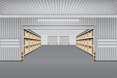 Warehouse Vector Background stock illustration Warehouse Vector Background stock illustration