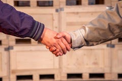 Warm Handshake Royalty Free Stock Image Warm Handshake Royalty Free Stock Image