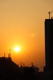 A warm winter sunrise of Kathmandu royalty free stock image A warm winter sunrise of Kathmandu royalty free stock image