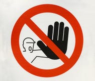 Warning Sign....Stop Royalty Free Stock Images Warning Sign....Stop Royalty Free Stock Images