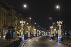 Warsaw Christmas Decorations at Barbican royalty free stock photos Warsaw Christmas Decorations at Barbican royalty free stock photos